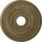 Ekena Millwork Melonie Ceiling Medallion (Canopies up to 6 3/8"), 16"OD x 3 5/8"ID x 3/4"P, Mississippi Mud Crackle CM16MLMMC - alternate 1